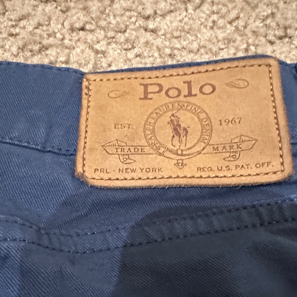 Polo Ralph Lauren Mens Straight Leg Fit Casual Jeans Denim Blue Size 34x30 - Picture 4 of 5